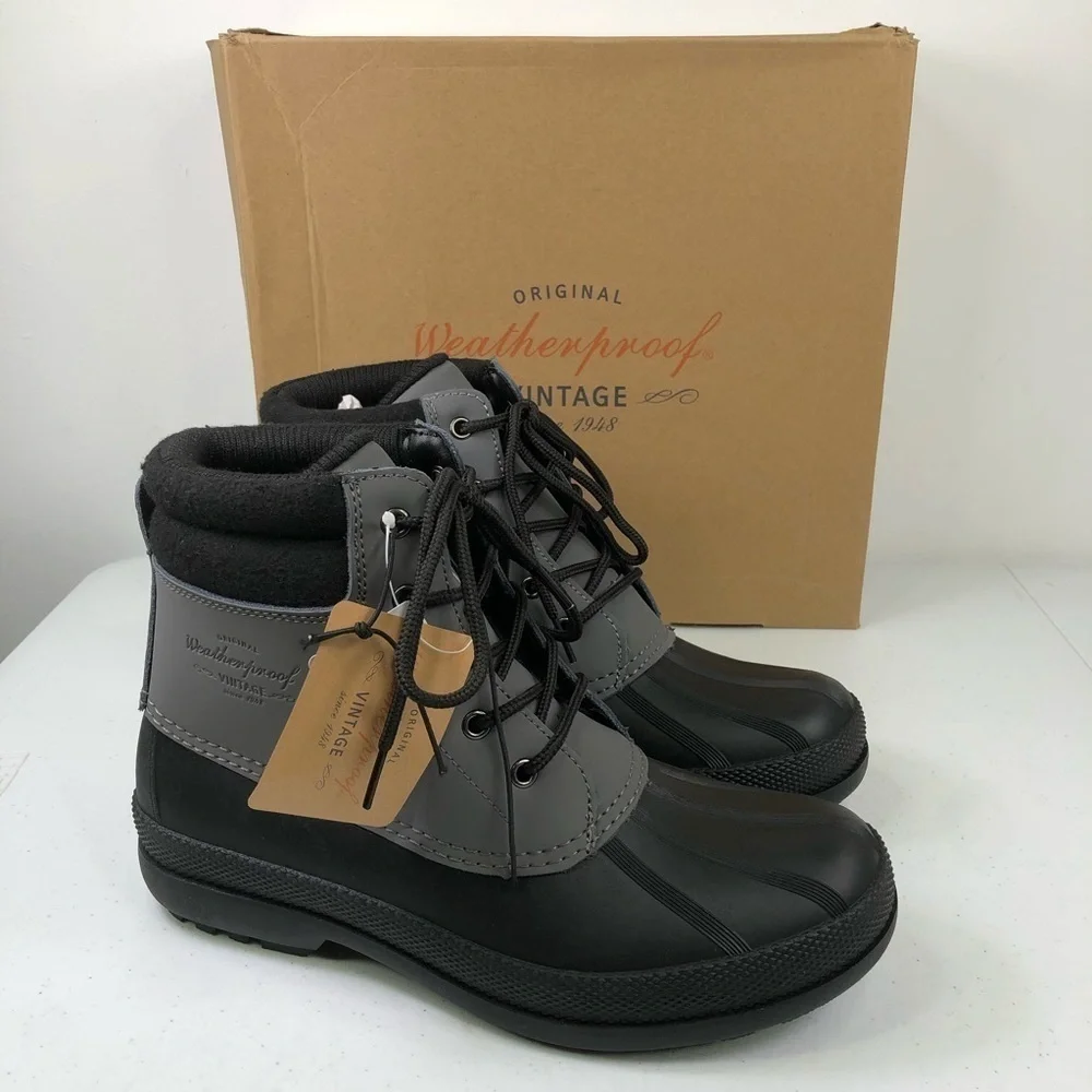 WEATHERPROOF Heritage Grey Duck Boots